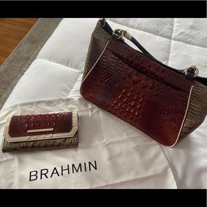 Brahmin Purse with Matching wallet & dust bag